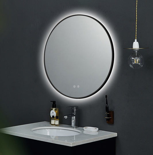 Zrcadlo LED Ares Black