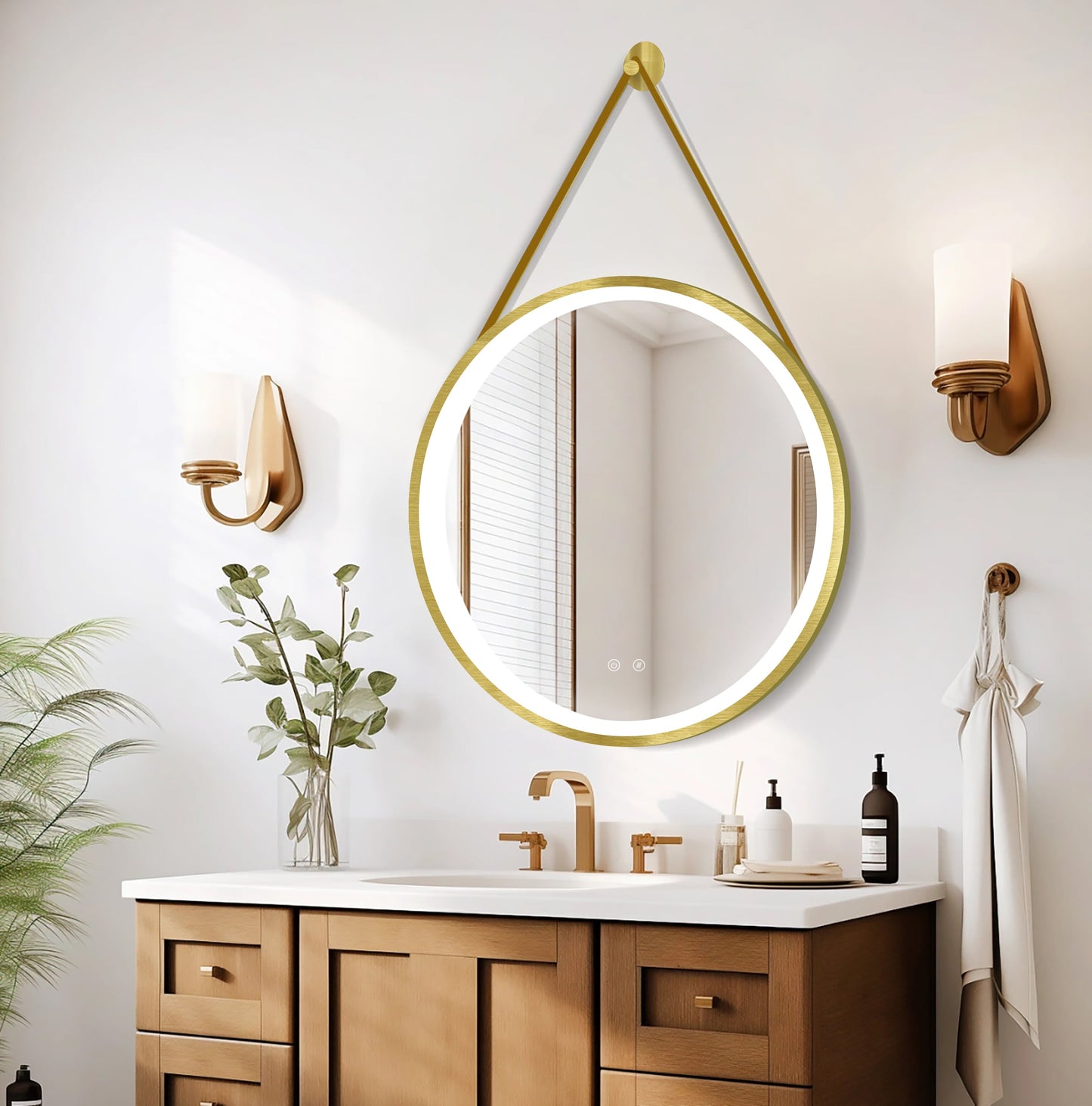 Zrcadlo LED Olympus Gold