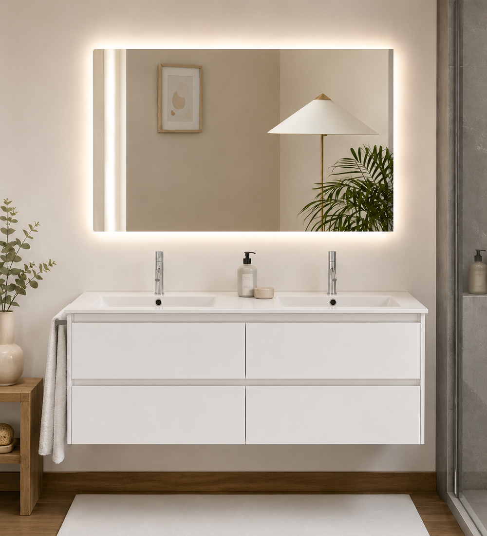 Koupelnový nábytek IBIZA QUATTRO · Bílý lesk